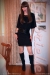 Black Blouse, Skirt, and Boots