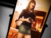 Denim Miniskirt Reflection