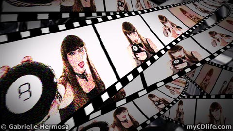 Gabrielle's Magic 8 Ball Video film strip