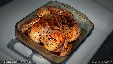 Thanksgiving chicken 2009, pre-cooked